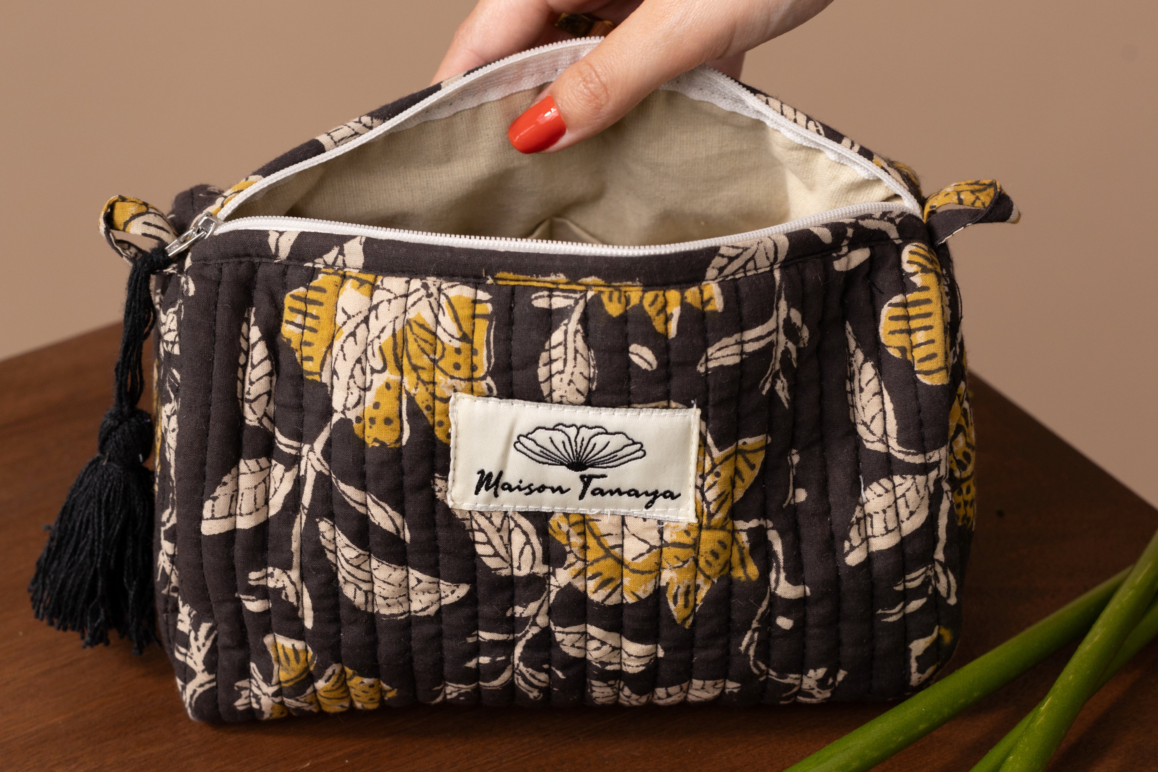 Laali Black Makeup Pouch