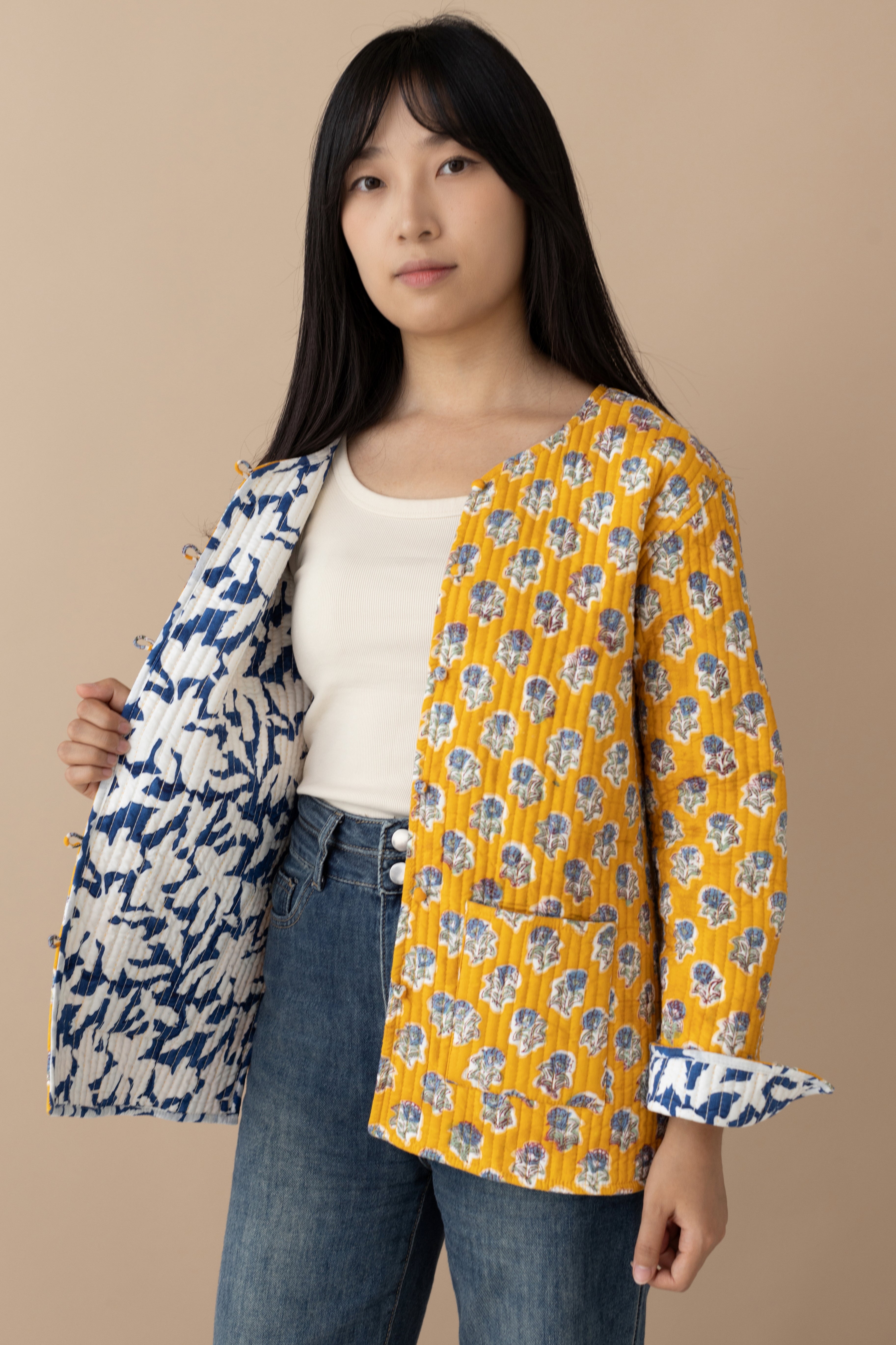 Larisa Mustard Jacket