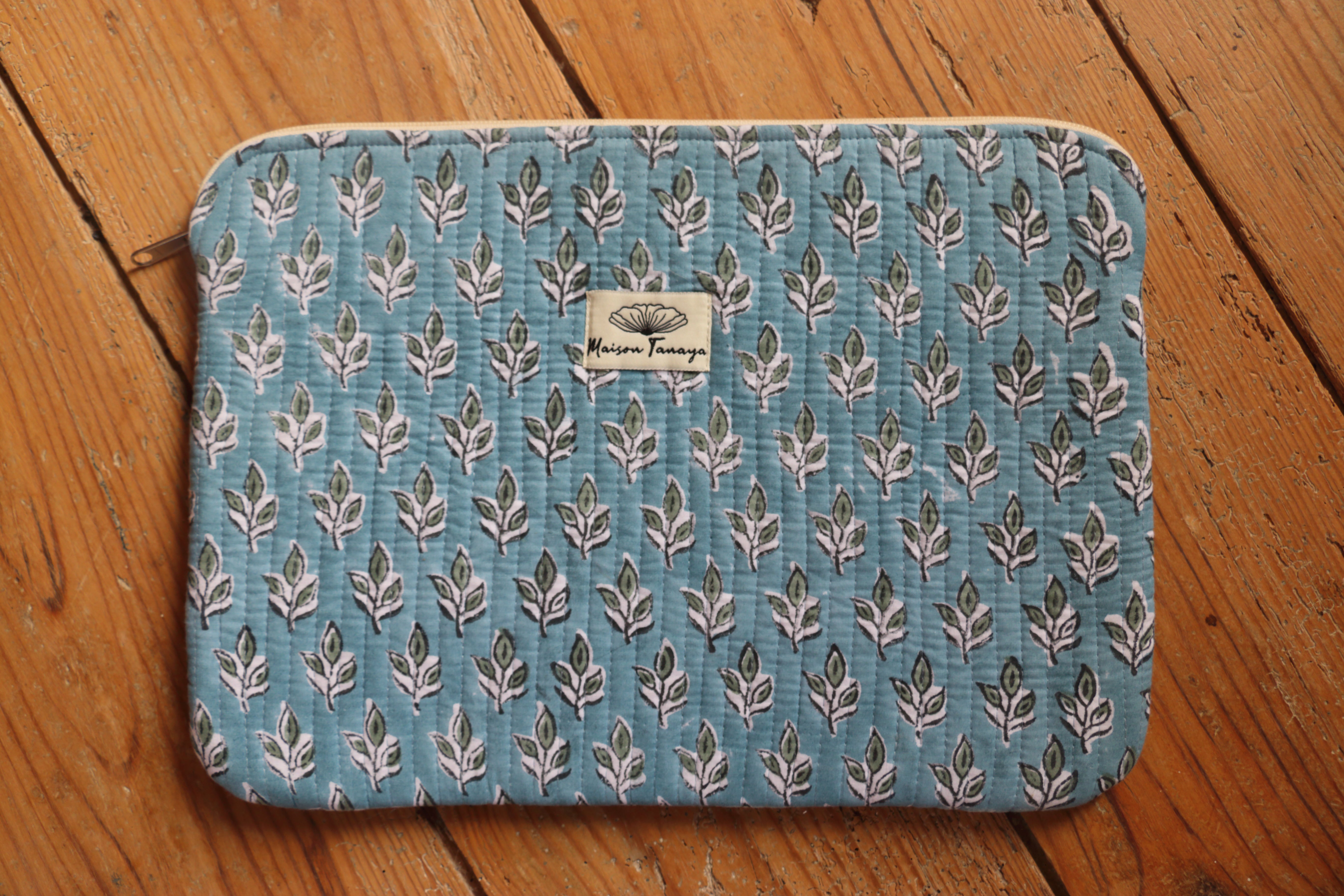 Lagoon Blue Mani Pouch