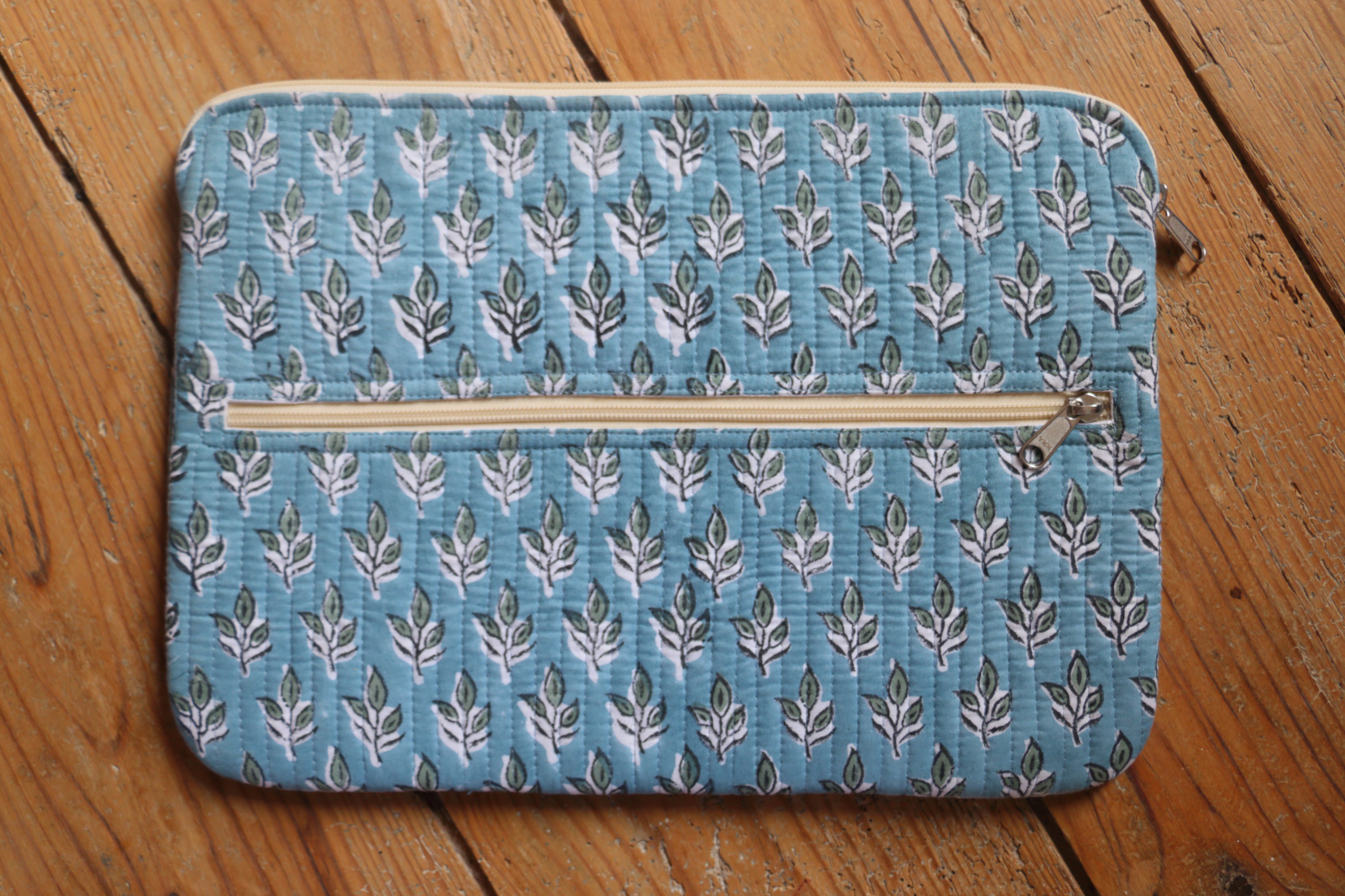 Lagoon Blue Mani Pouch