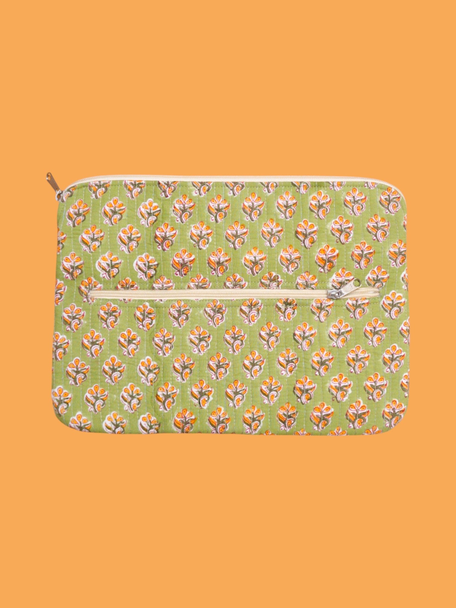Soft Green Mani Laptop Sleeve