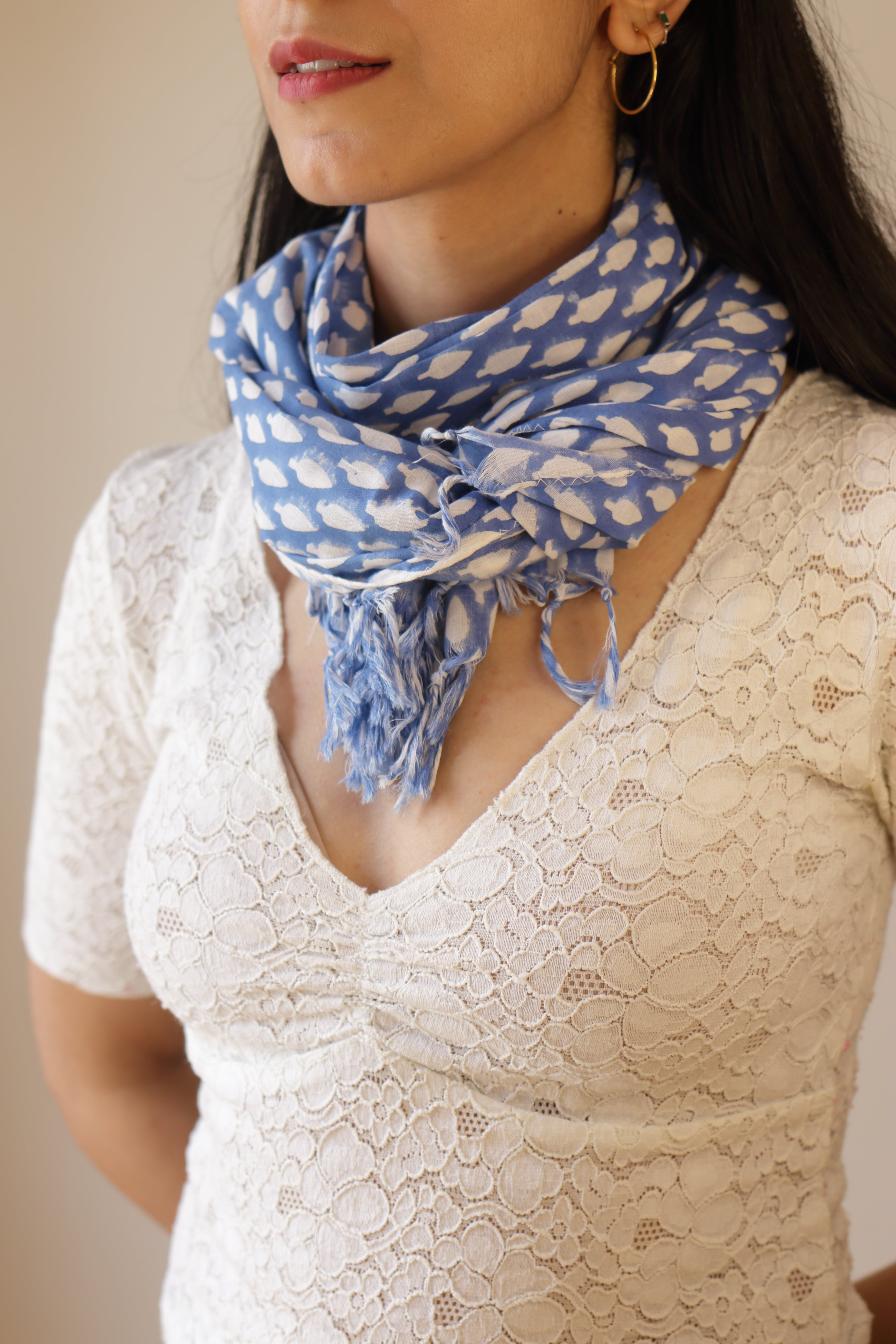 Étole Pari Lapis en coton