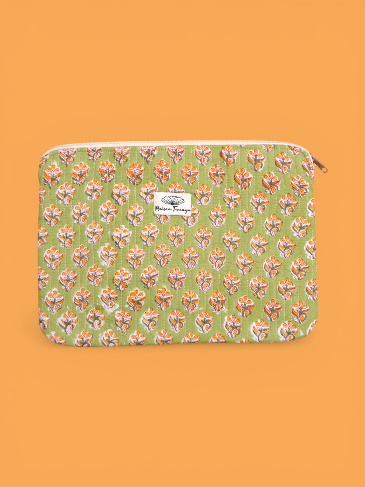 Soft Green Mani Laptop Sleeve
